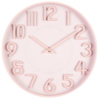 3D Bubble Wall Clock - Pink