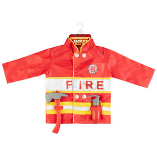 Fireman Dress Up Costume Ages 4-9yrs