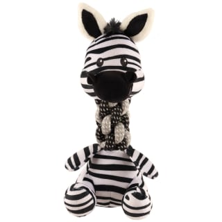 Pet Essentials Rope Neck Pet Toy - Zebra