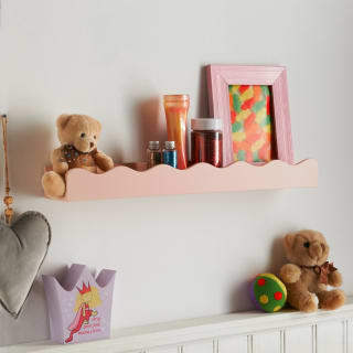 Simply Kids Wave Wall Shelf - Pink