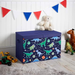 Simply Kids Foldable Large Toy Box - Blue