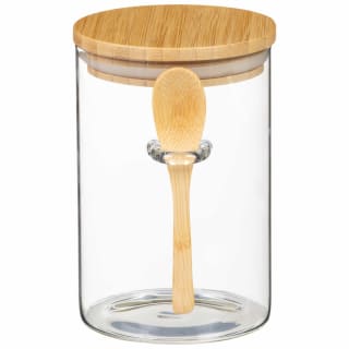 Glass Jar & Spoon Set