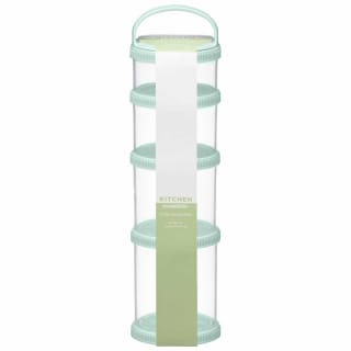 Kitchen Essentials 4 Tier Snack Pots - Green