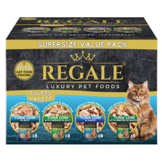Regale Fillets Variety Cat Food 32pk - Tuna Assortment