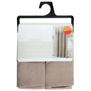 Home Essentials Chenille Blackout Panels 2pk - Mink