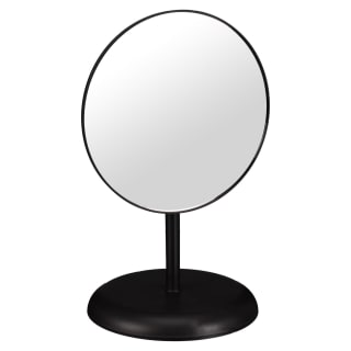 Mirror with Round Base - Matte Black