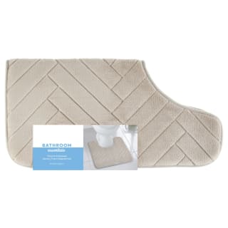 Bathroom Essentials Memory Foam Pedestal Mat - Natural