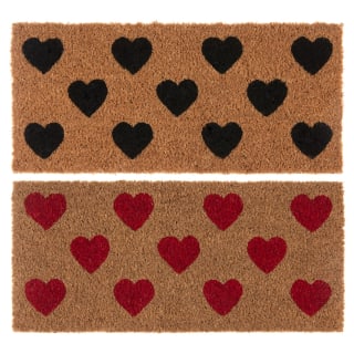 429487-heart-coir-step-mat-group