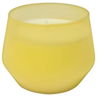 Coloured Glass Candle with Citronella - Yellow
