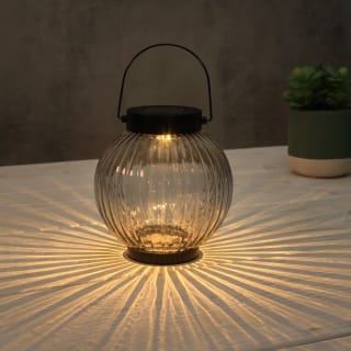 429617-solar-powered-ribbed-glass-lantern-black