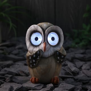 Solar Powered Big Eyed Animal - Owl