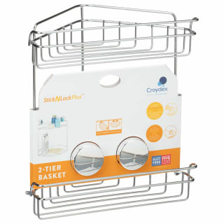 429761-croydex-2-tier-storage-basket-chrome