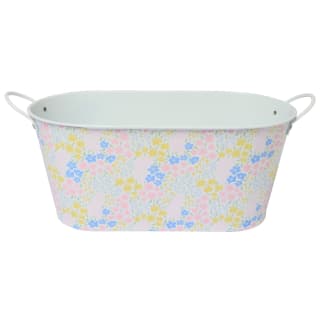 Printed Tin Trough with Handles