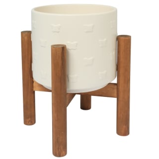 429849-ceramic-planter-on-wooden-stand-2