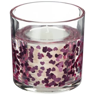Heart LED Light Up Candle - Pink