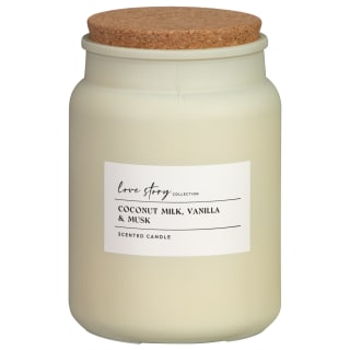 Love Story Collection Scented Candle - Coconut