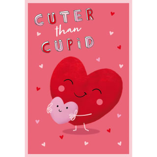 Cuter than Cupid Valentine's Day Card