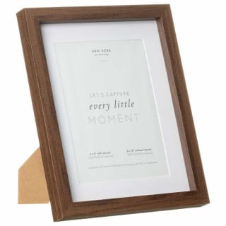 New York Box Photo Frame 6 x 8&quot; - Dark Wood