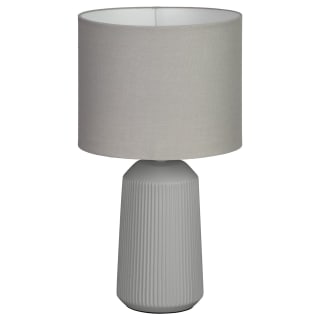 Hudson Ribbed Lamp - Grey