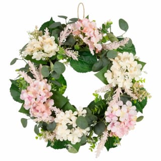 Hydrangea and Eucalyptus Wreath