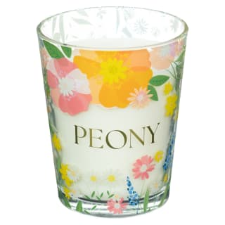 Floral Large Scented Candle - Peony