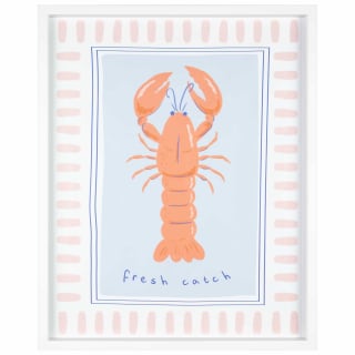 Printed Isle Life Wall Art - Lobster