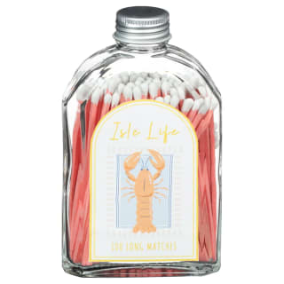 Isle Life Matches in Bottle 100pc - Lobster