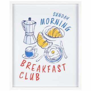 Printed Isle Life Wall Art - Breakfast Club