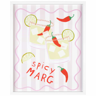 Printed Isle Life Wall Art - Spicy Marg