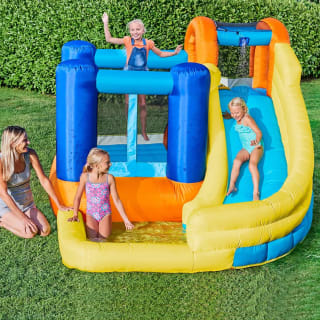 Twirl & Play Bouncy Castle with Slide & Splash Pool