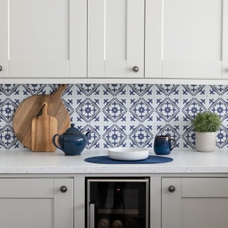 D-C-Fix Self-Adhesive Wall Tiles 6pk - Nadia Blue