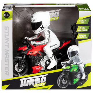 Turbo Rider RC Motorbike - Red