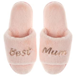 Pink Mum Slippers Sizes 3-8