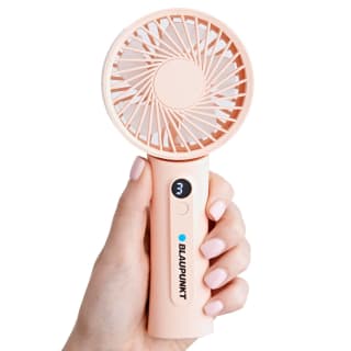Blaupunkt Premium Rechargeable Handheld Fan - Pink