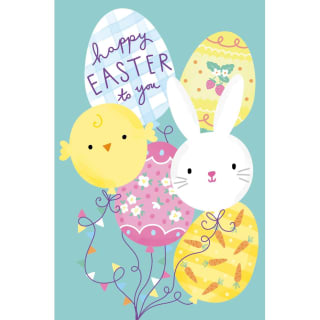 Easter Card - Balloons