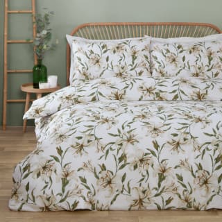 Botanica Lily Print King Size Duvet Set
