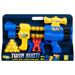 Twin Shot Foam Ball Shooter Gun