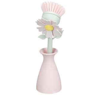 Daisy Dish Brush in Stand