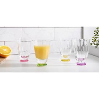 431596-4pk-glass-tumblers-with-colour-base