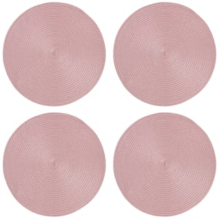 Garden Life Woven Placemats 4pk - Pink
