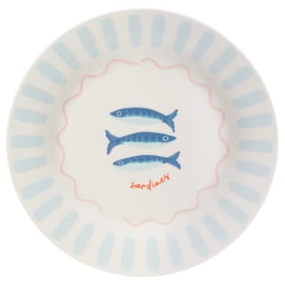 Sardine Printed Side Plate