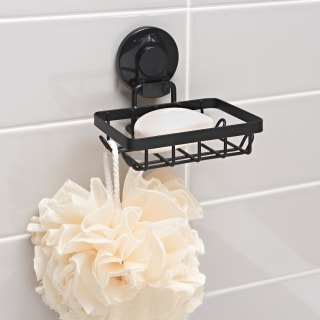 Bathroom Suction Soap Dish - Black