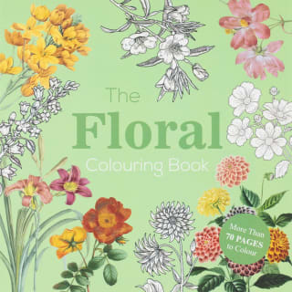 Square Colouring Book - Floral