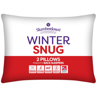 Slumberdown Winter Snug Pillow Pair 2pk