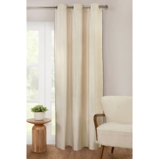 Home Collection Piped Edge Panel 54 x 86&quot; - Cream