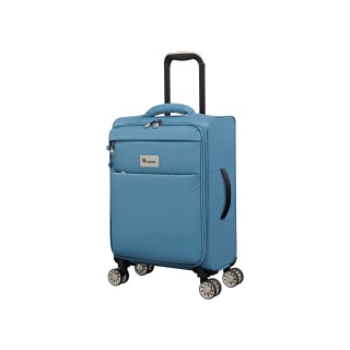 IT Lightweight Soft Shell Cabin Suitcase 56cm - Blue