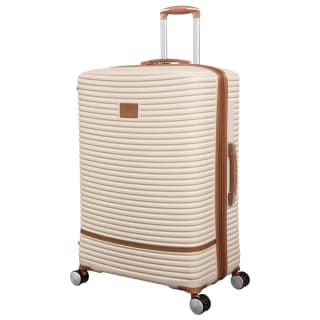 IT Hard Shell Suitcase 81cm - Cream & Tan