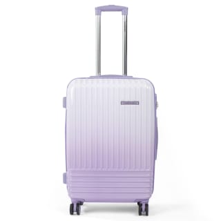 Ombre Linear Cabin Suitcase 55cm - Lilac