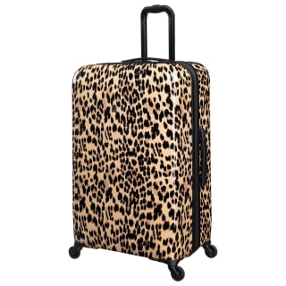 Leopard Print Large Hard Shell Suitcase 77cm
