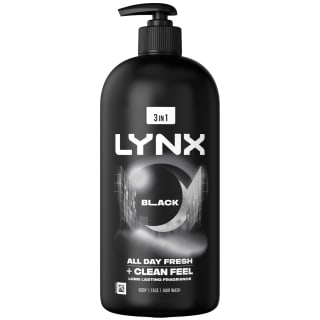 Lynx Shower Gel Pump 900ml - Black